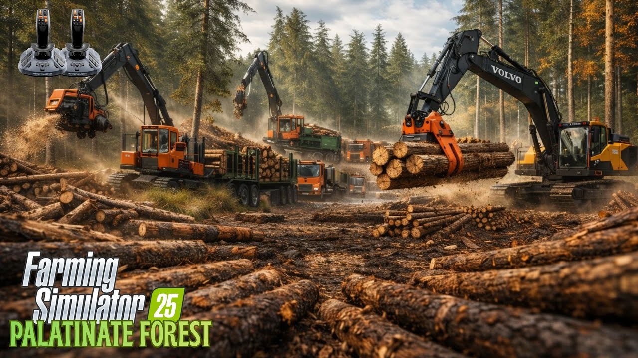 We Turned the ENTIRE Forest into PROFIT! 🌲 Mega Forestry Operation | FS25