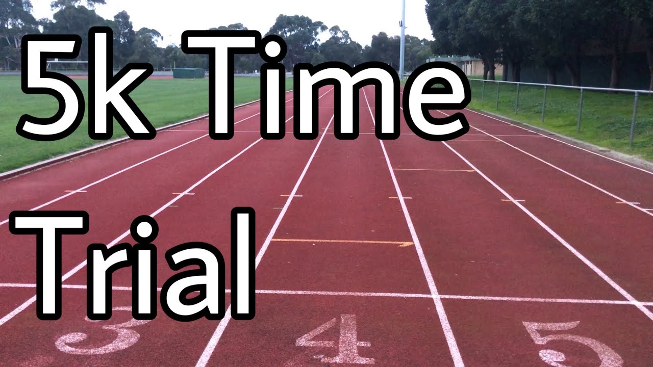 5k Time Trial - Setting a base line at an athletics track to help set goals for running