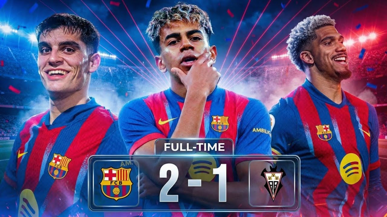 BARCELONA BEAT ALBACETE 2-1 TO REACH SEMI-FINALS!