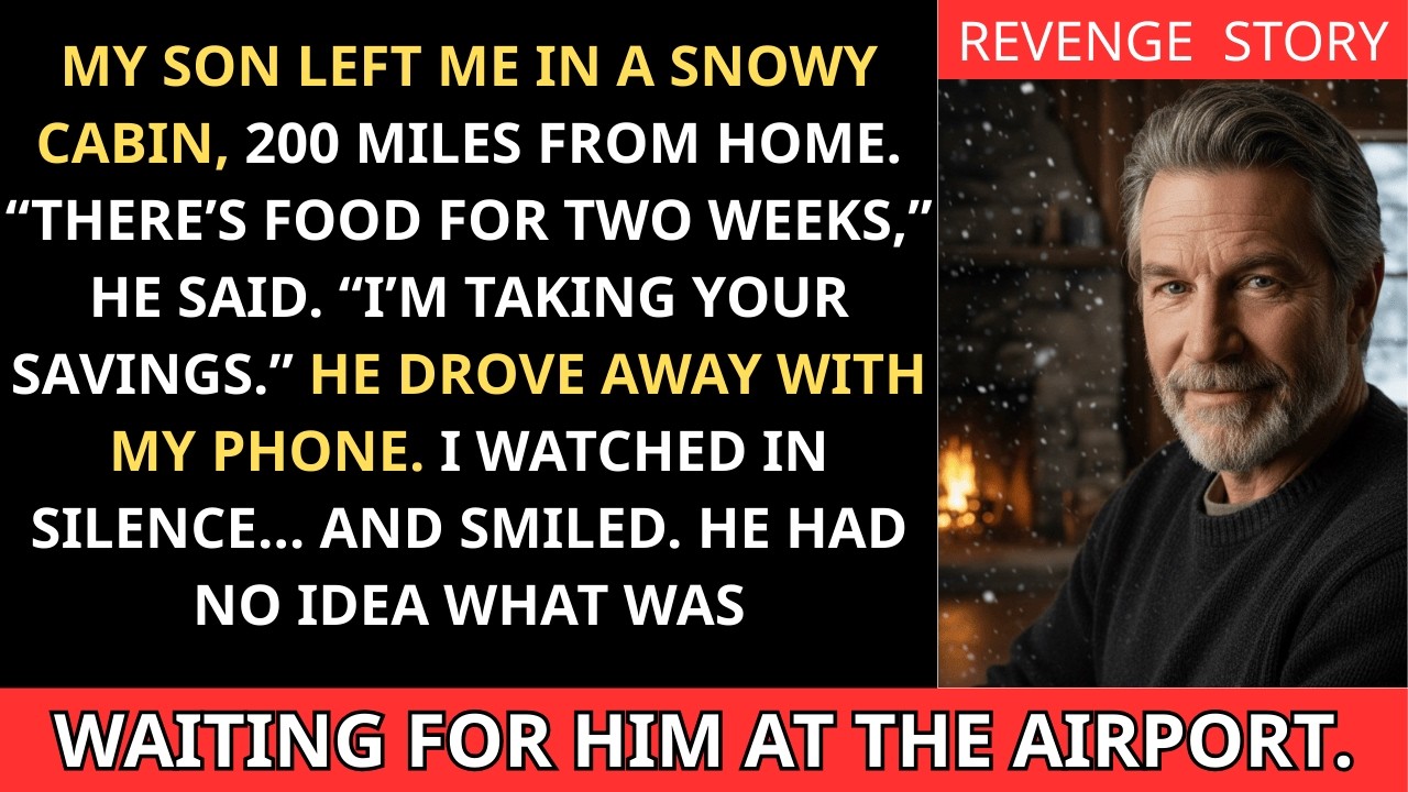 My Son Abandoned Me In A Freezing Cabin And Took My Money—He Regretted It ( REVENGE STORY )