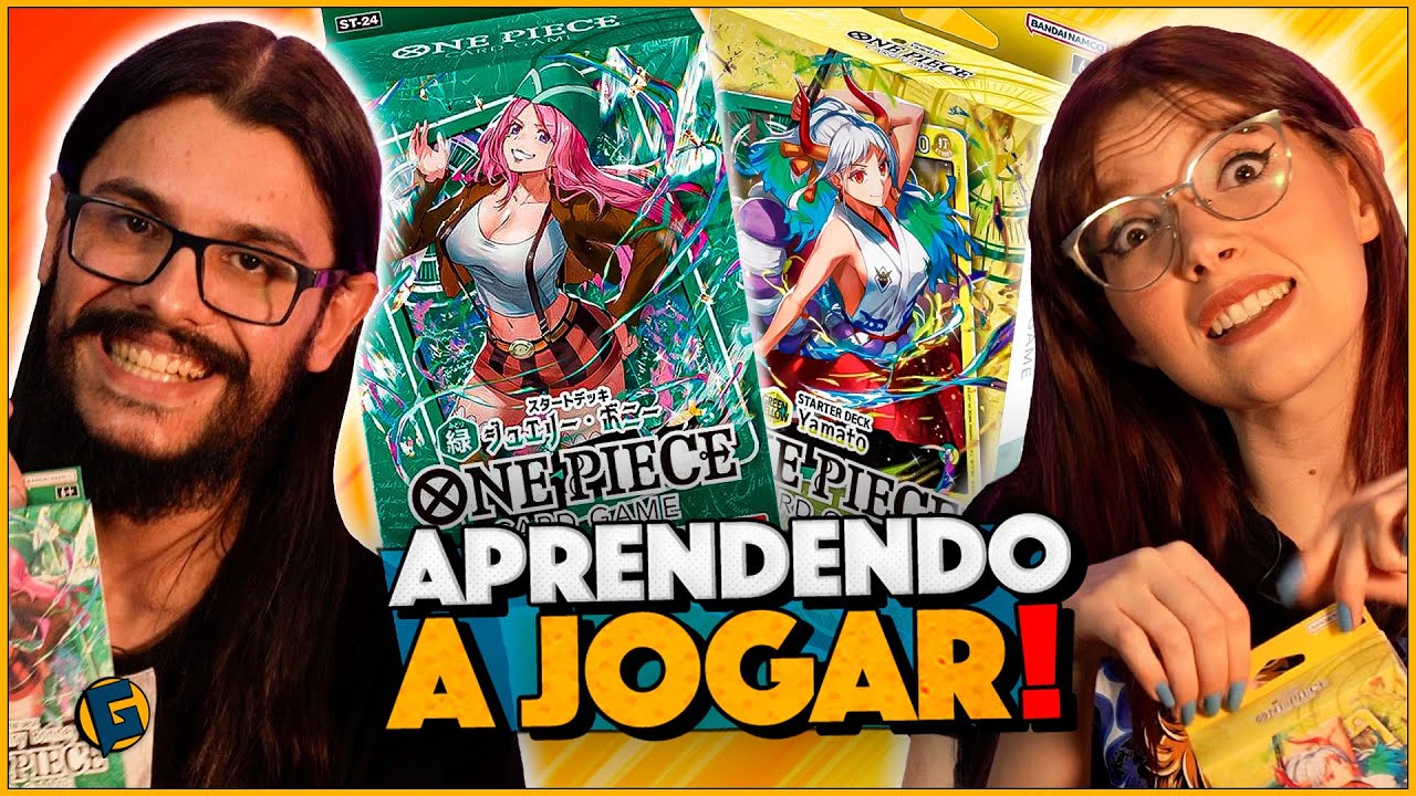 APRENDENDO A JOGAR O CARD GAME de ONE PIECE!