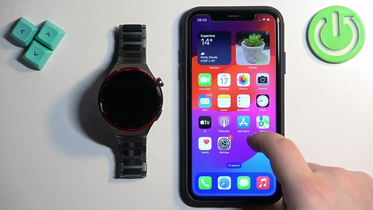 Как включить уведомления iPhone на HUAWEI Watch 4 Pro
