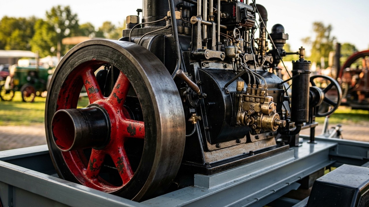 Historische Motoren Show , Brons   Appingedam 2013 *HD*
