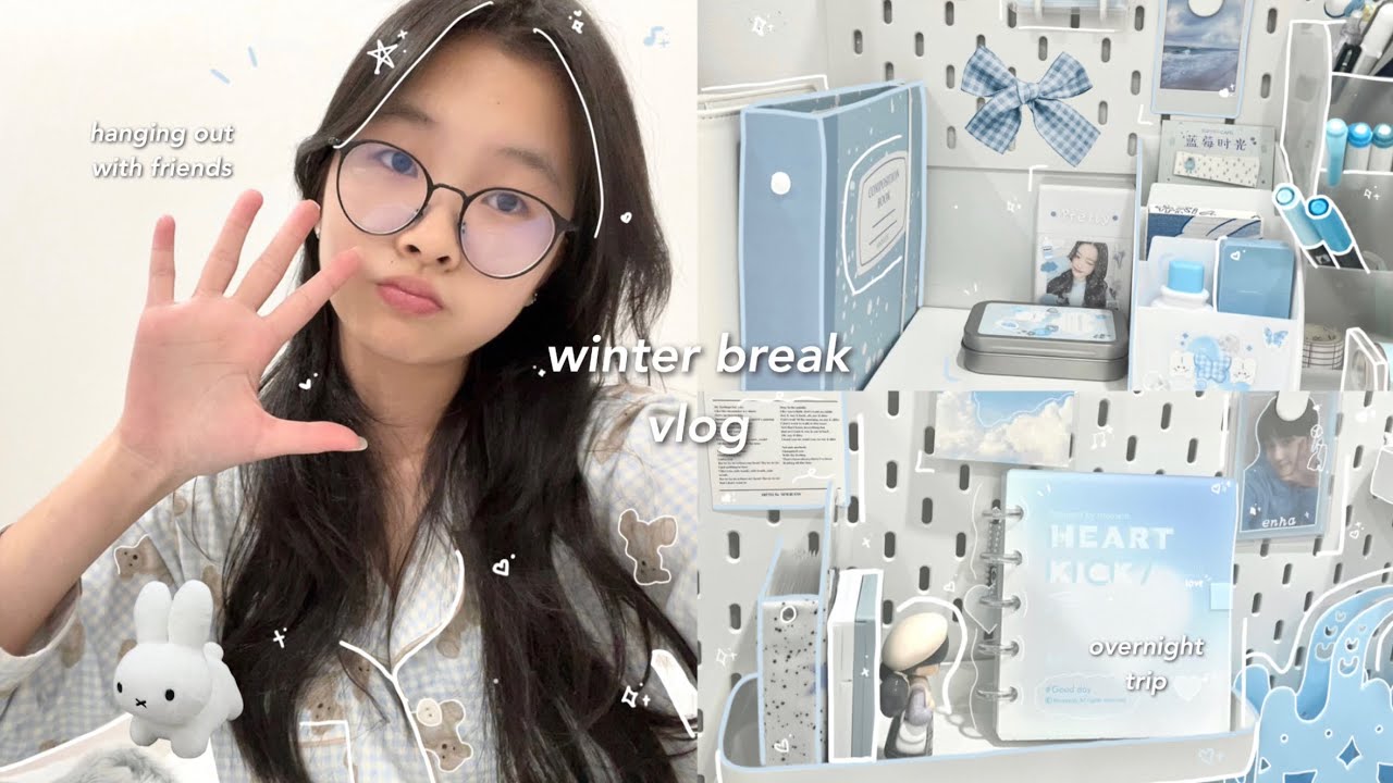 winter break vlog ⛄️: skiing + water park trip, school life, hang outs, arcade, shopping