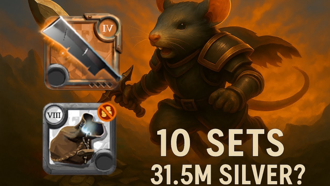 Can Carving Sword Profit? | Albion Online 10 Set Solo PvP Test