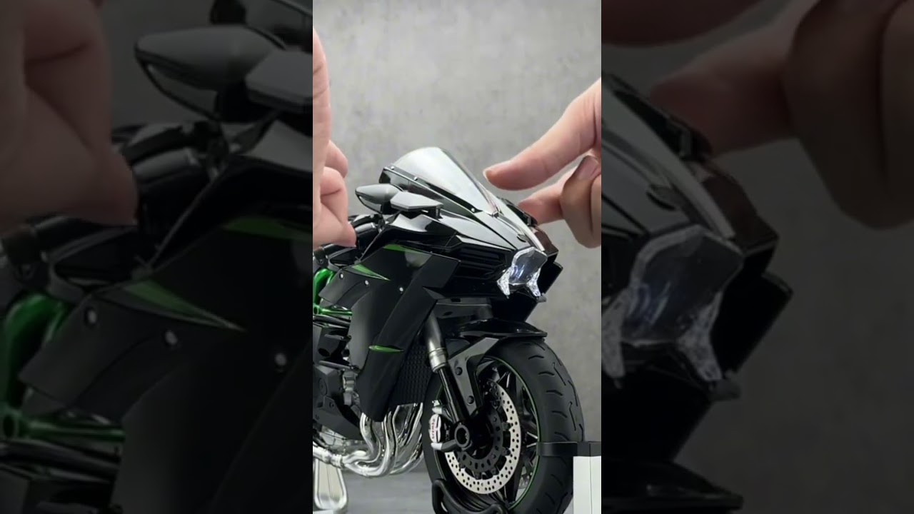 Get 1:6 scale Kawasaki H2R in our bio #diecastmodels #kawasakih2r #motorcycle