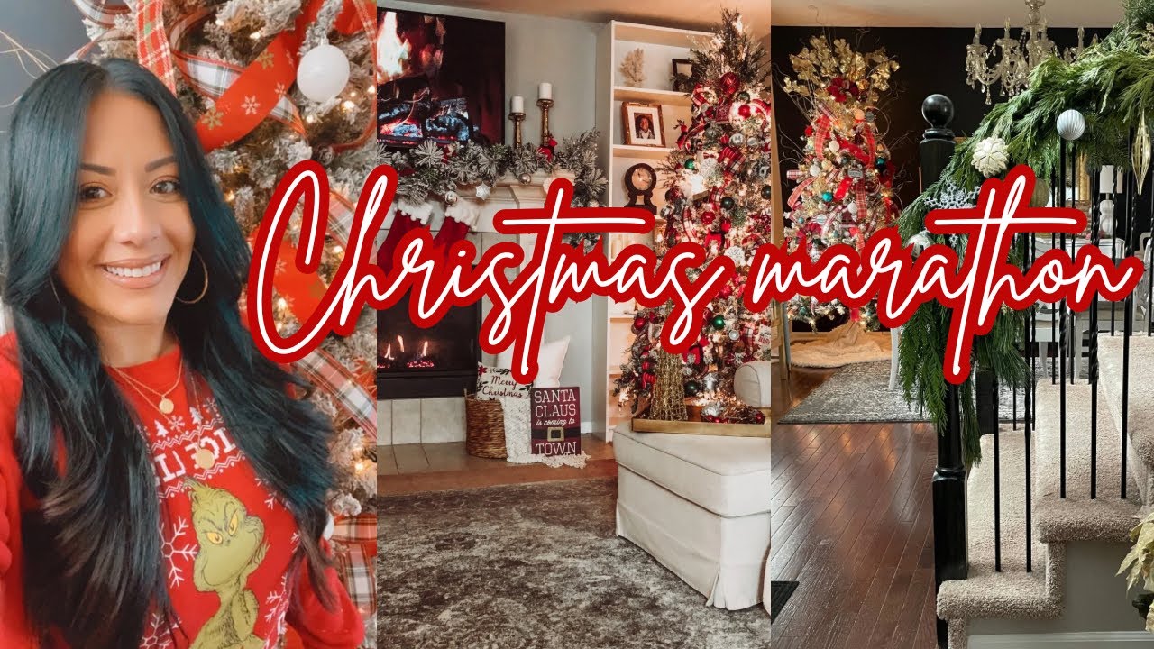 🎄 CHRISTMAS DECORATING MARATHON I CHRISTMAS DECOR IDEAS 2024 | CHRISTMAS DECORATIONS 2024