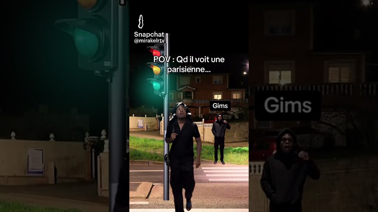 Pov : Quand gims voit une parisienne 🤣