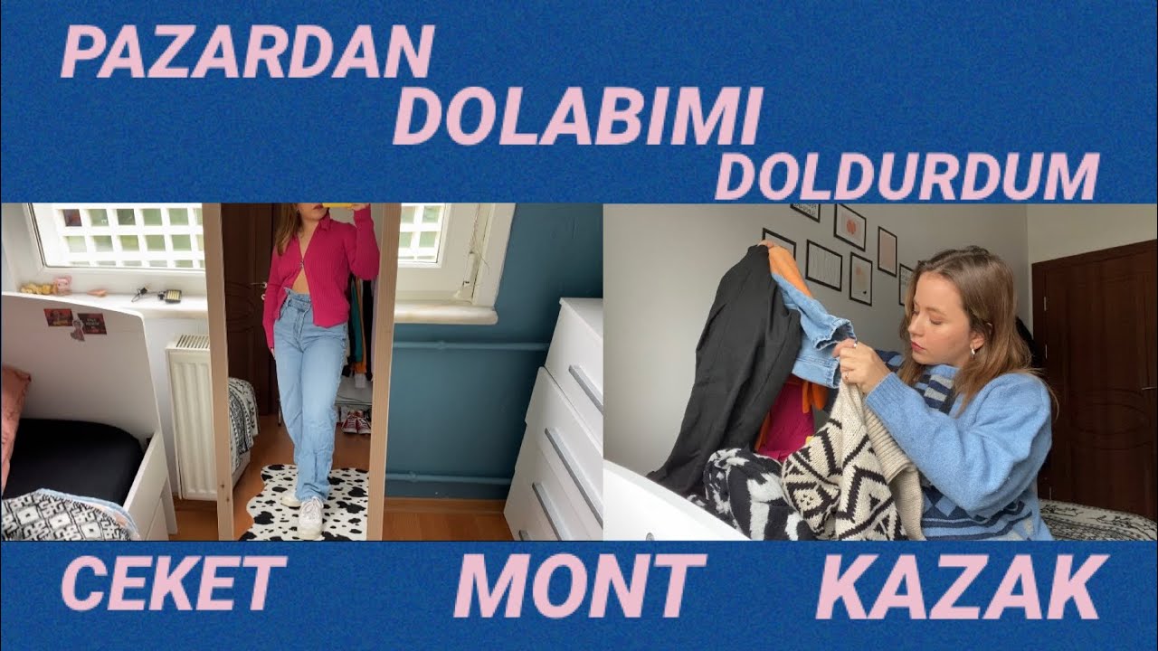 BİT PAZARINDAN ALDIKLARIMLA 1 SENELİK DOLABIMI DOLDURDUM!!!