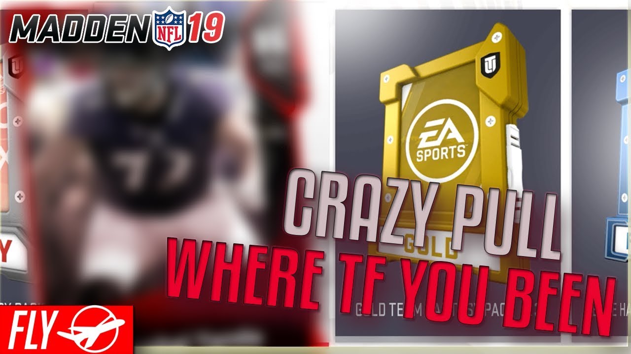 100K PULL! WHERE TF HAVE YOU BEEN? MUT 19 PACK OPENING | Madden 19 Ultimate Team