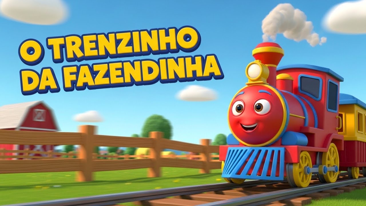 O Trenzinho da Fazendinha 🚂 | Música Infantil Divertida