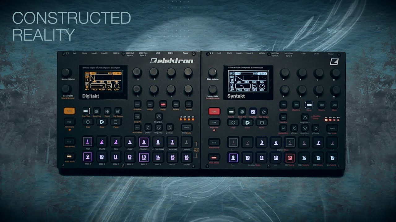 constructed reality ... digitakt & syntakt ... downbeat, psybient