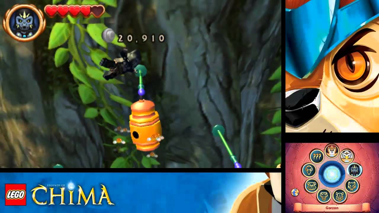 LEGO Legends of Chima: Laval's Journey - 100% Walkthrough Part 5 - The Gorilla Village