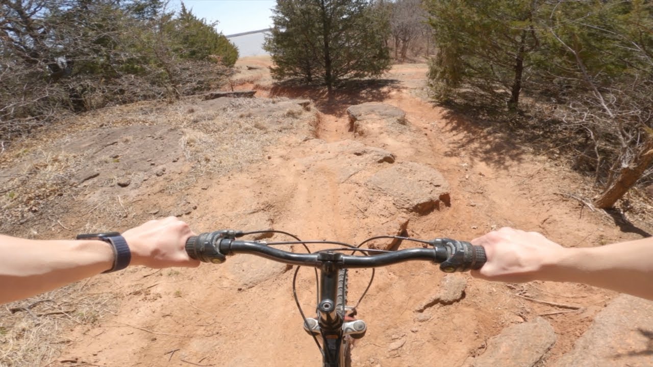 A Rocky Trail By the Lake! - Arcadia Lake Trail Mountain Biking! (Arcadia, Oklahoma)