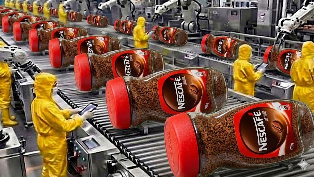 How Nescafe Coffee Is Made in the factory: Instant Coffee Product Process
