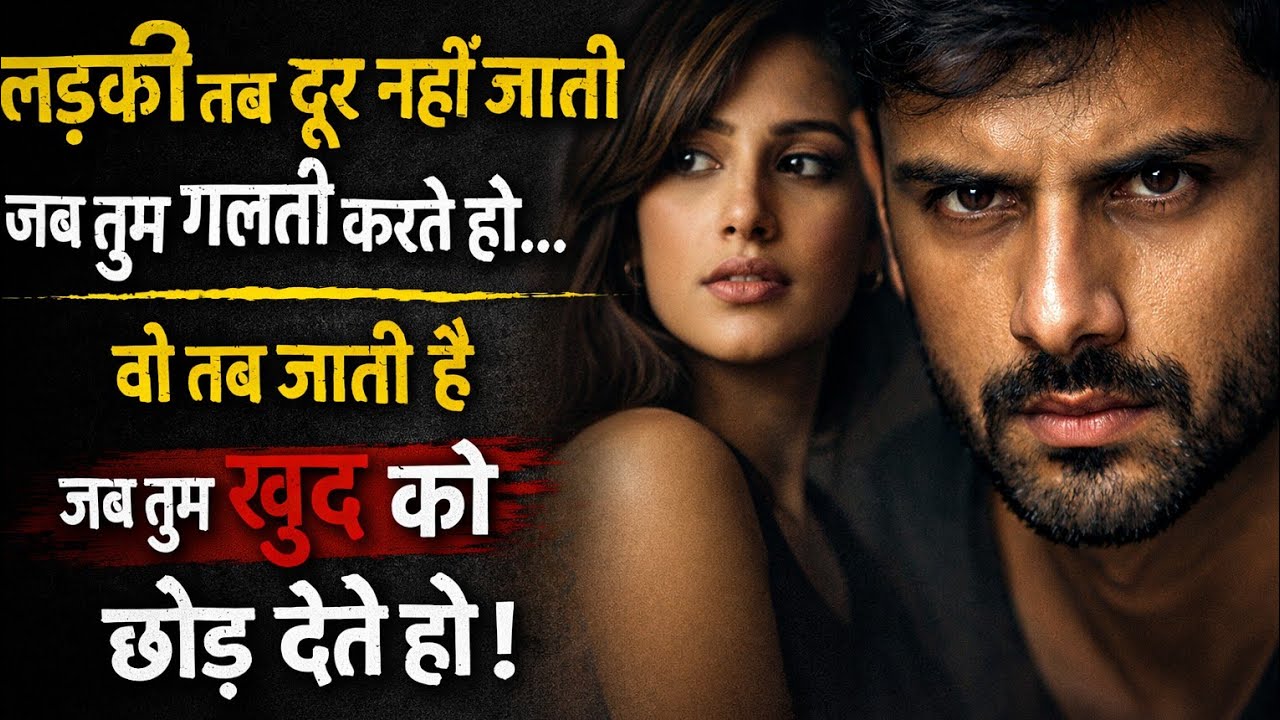 “Ladki tab door nahi jaati jab tum galti karte ho… wo tab jaati hai jab tum khud ko chhod dete ho.”