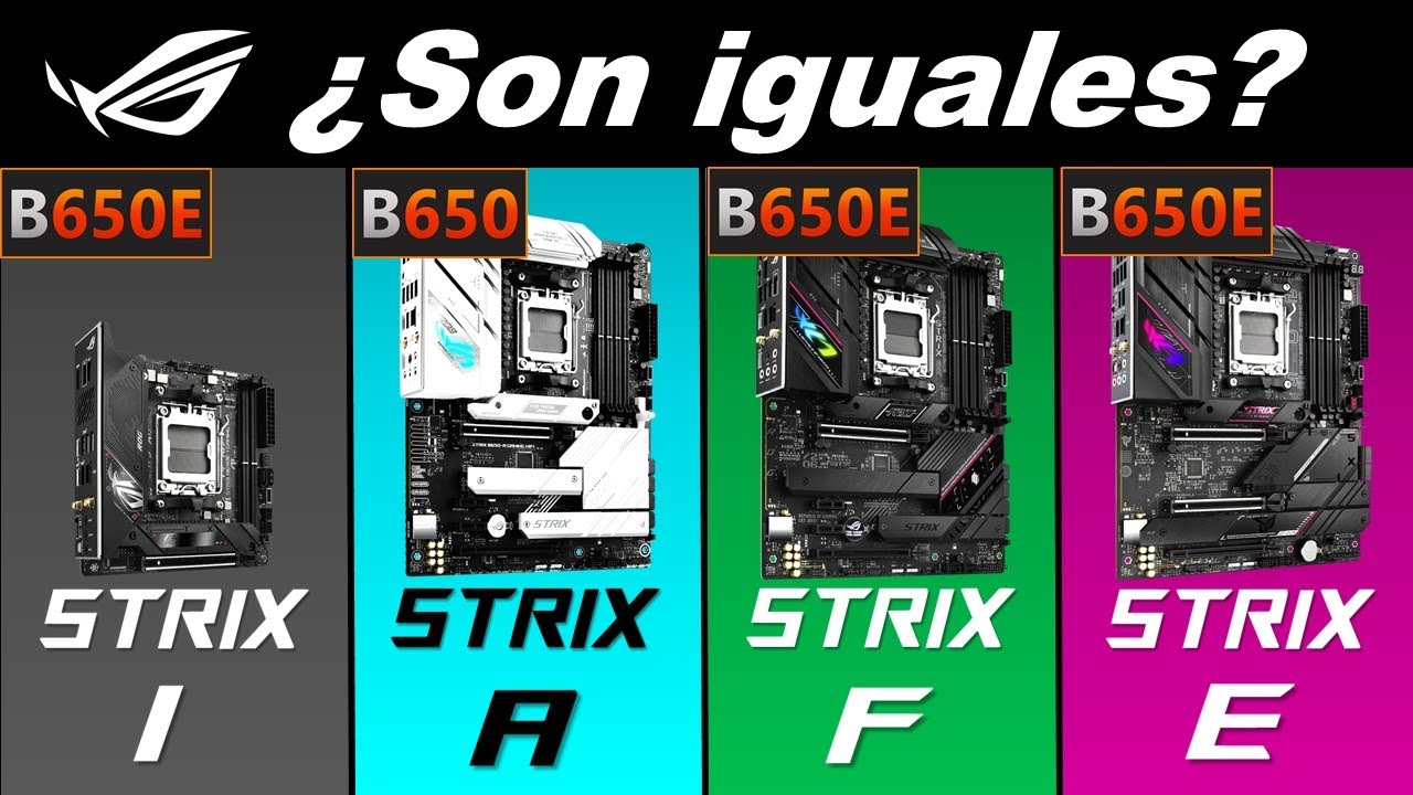ASUS ROG STRIX B650E, B650 🖤🤍💚💜 AM5