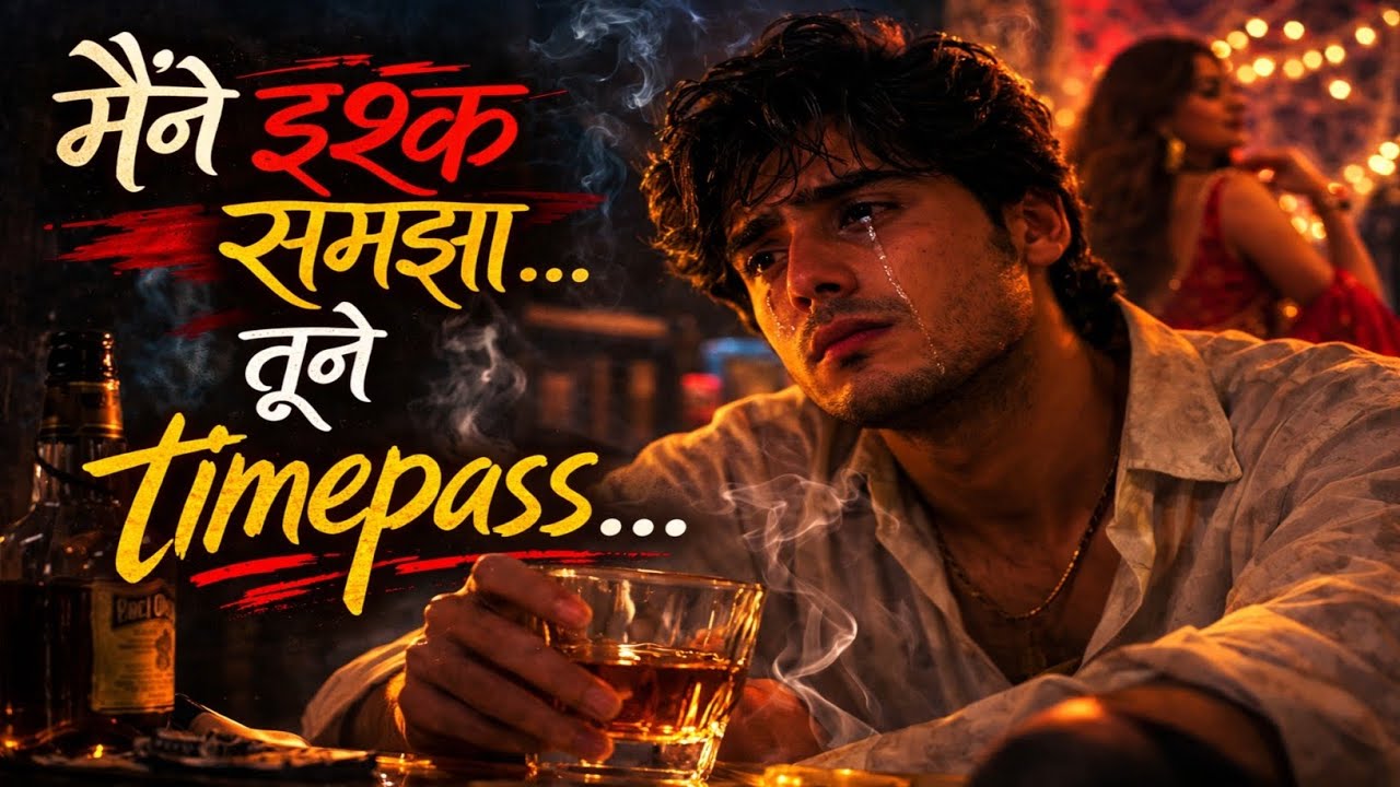 मैंने इश्क समझा… तूने Timepass 💔 | 90's Bollywood Sad Song | Hindi Sad Love Song | दर्द भरा गाना 