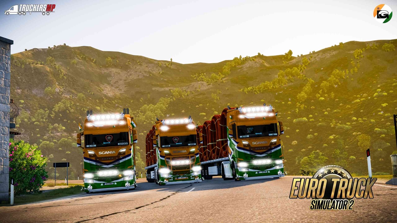 Euro Truck Simulator 2  Event Convoy INDIAN GROUP VTC & EGY-Truckers | 5th Anniversary