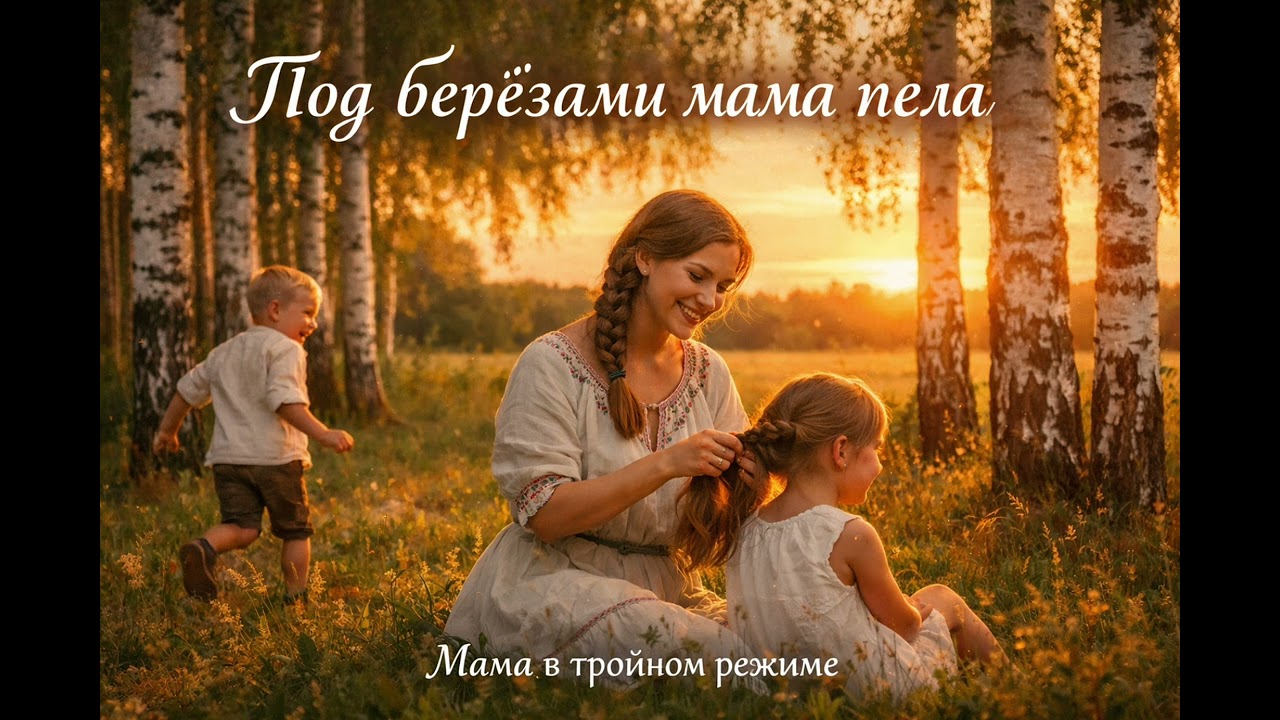 Под берёзами мама пела