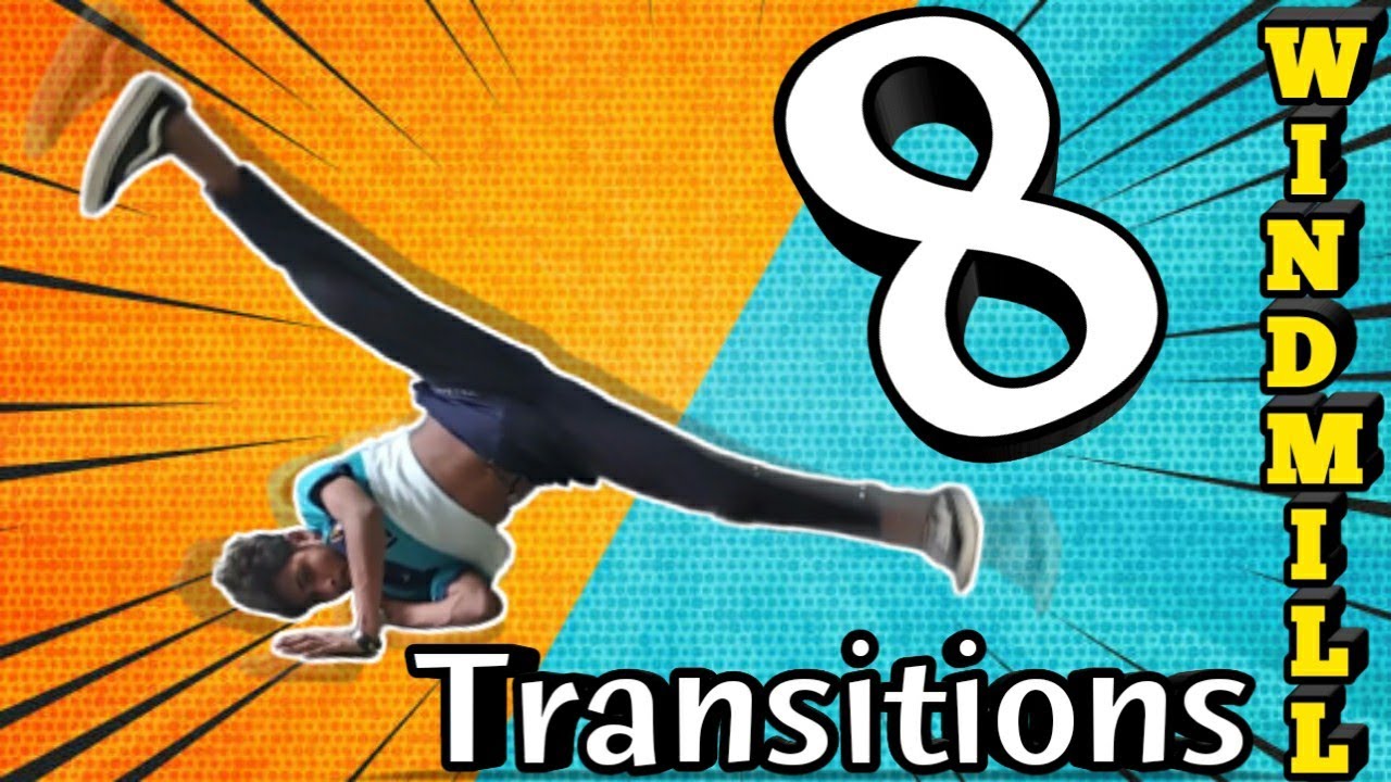 8 windmill Transitions// how to windmill transitions // Bboying tutorial //