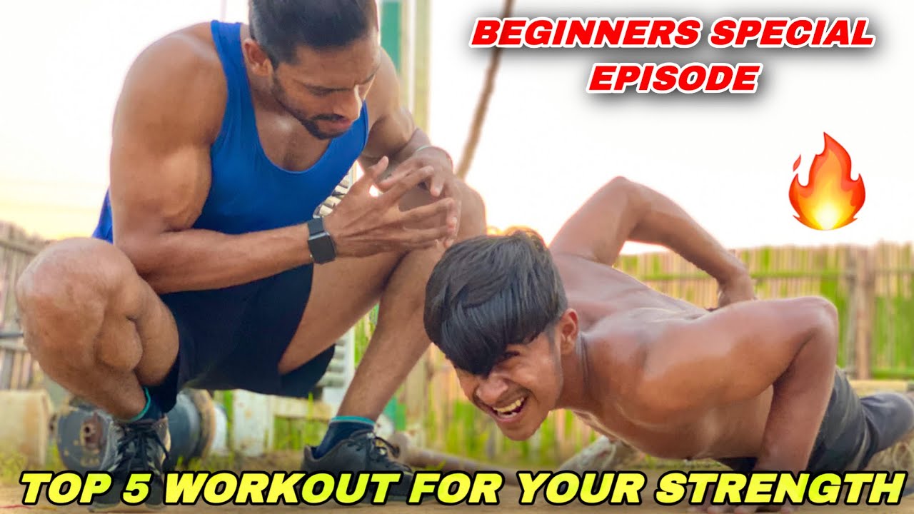 Top 5 Workout For Your Strength 🔥 | Vipin Yadav |