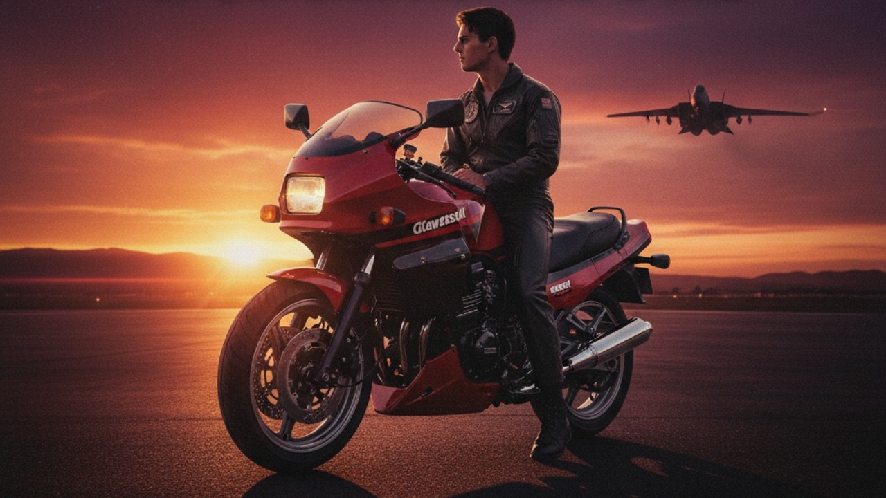 20 странных фактов о Kawasaki GPZ900R Тома Круза (Top Gun)