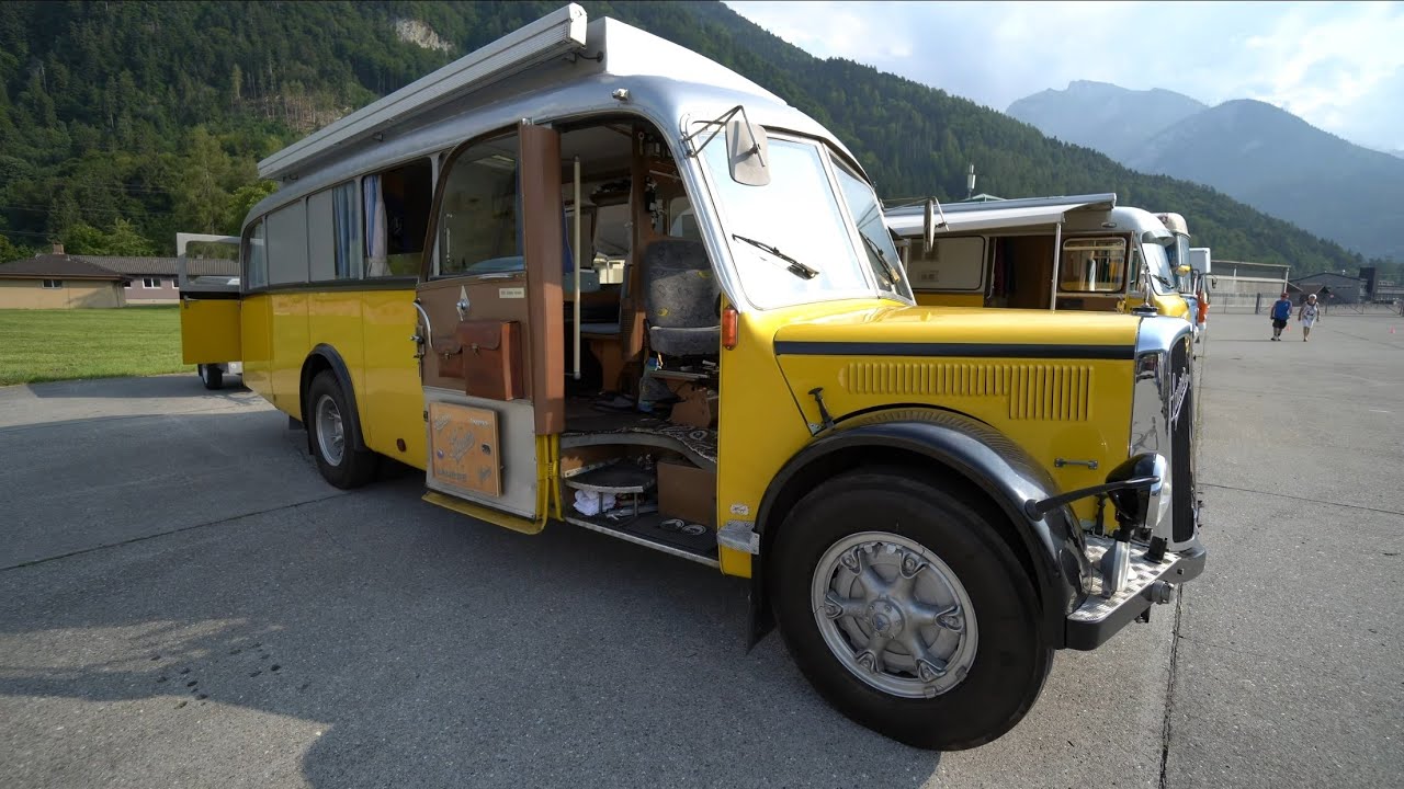 🟥 DIESES WOHNMOBIL BEGEISTERT GANZ EUROPA! Andreas und sein 3 ZKB Saurer 1954. Nachhaltig!