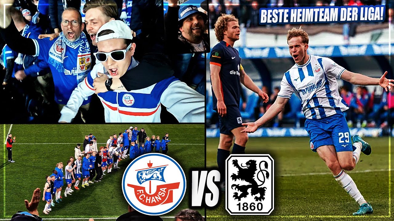WAS EIN TOR 🔥 DIE HOFFNUNG STIRBT ZULETZT! Hansa Rostock - 1860 München Stadion Vlog