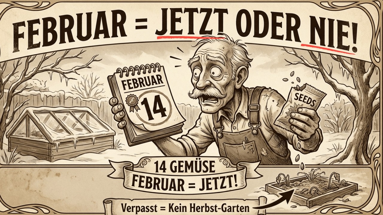 14 Gemüse die du JETZT im Februar pflanzen musst, oder du verhungerst im Herbst (99% verpassen das!)