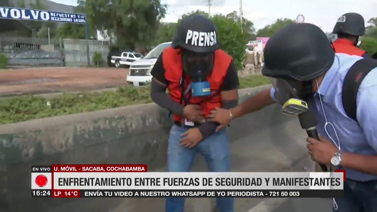 Enfrentamientos entre manifestantes y las fuerzas del orden en Sacaba