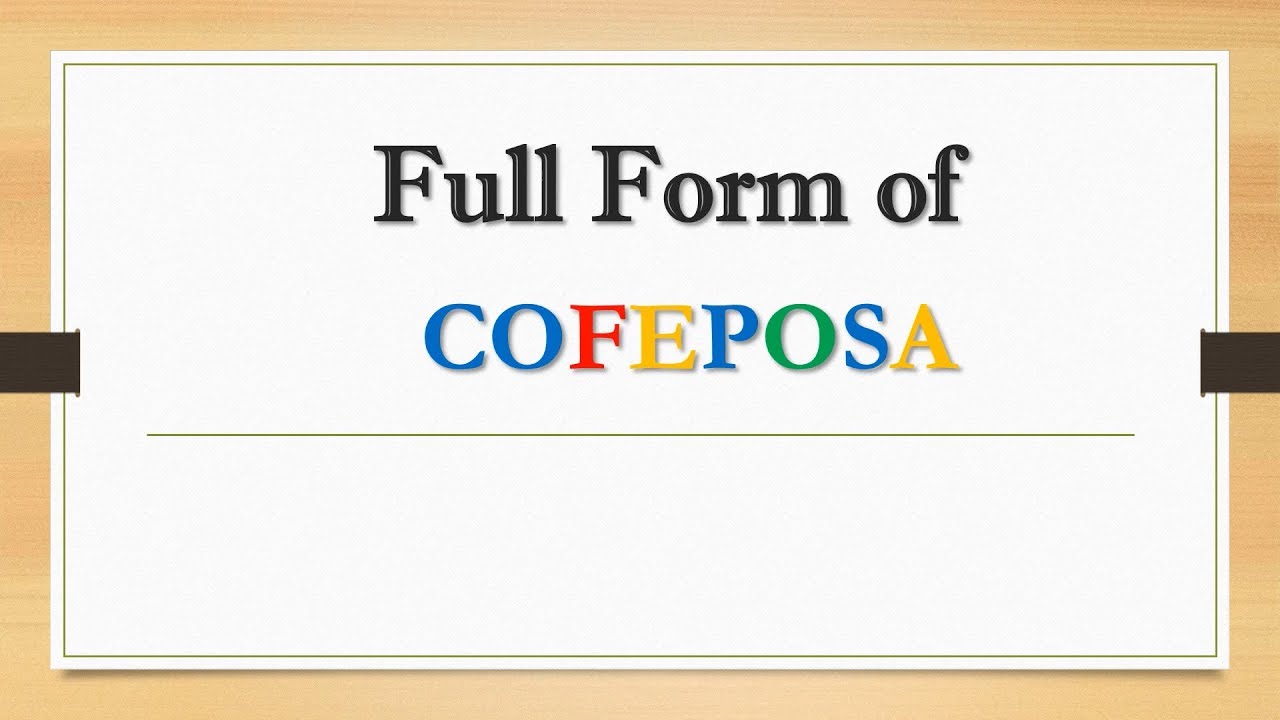Full Form of COFEPOSA || Did You Know?