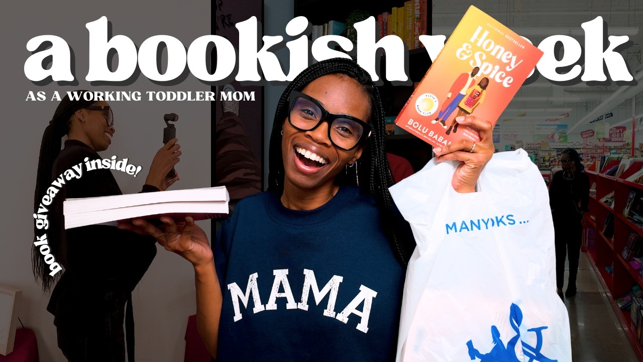 Bookish Mom Weekly Vlog | Book Release Party BTS, Reading Honey & Spice + Book Giveaway
