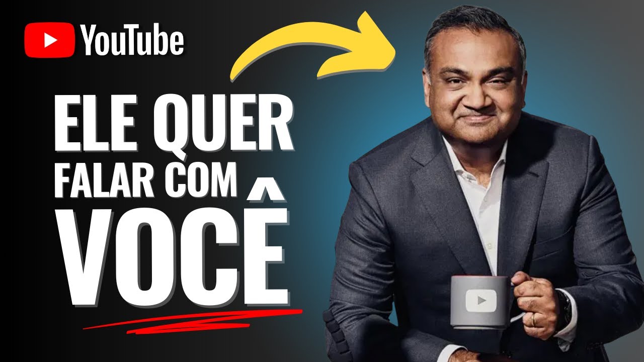 O CHEFE do YouTube tem um recado pra você!
