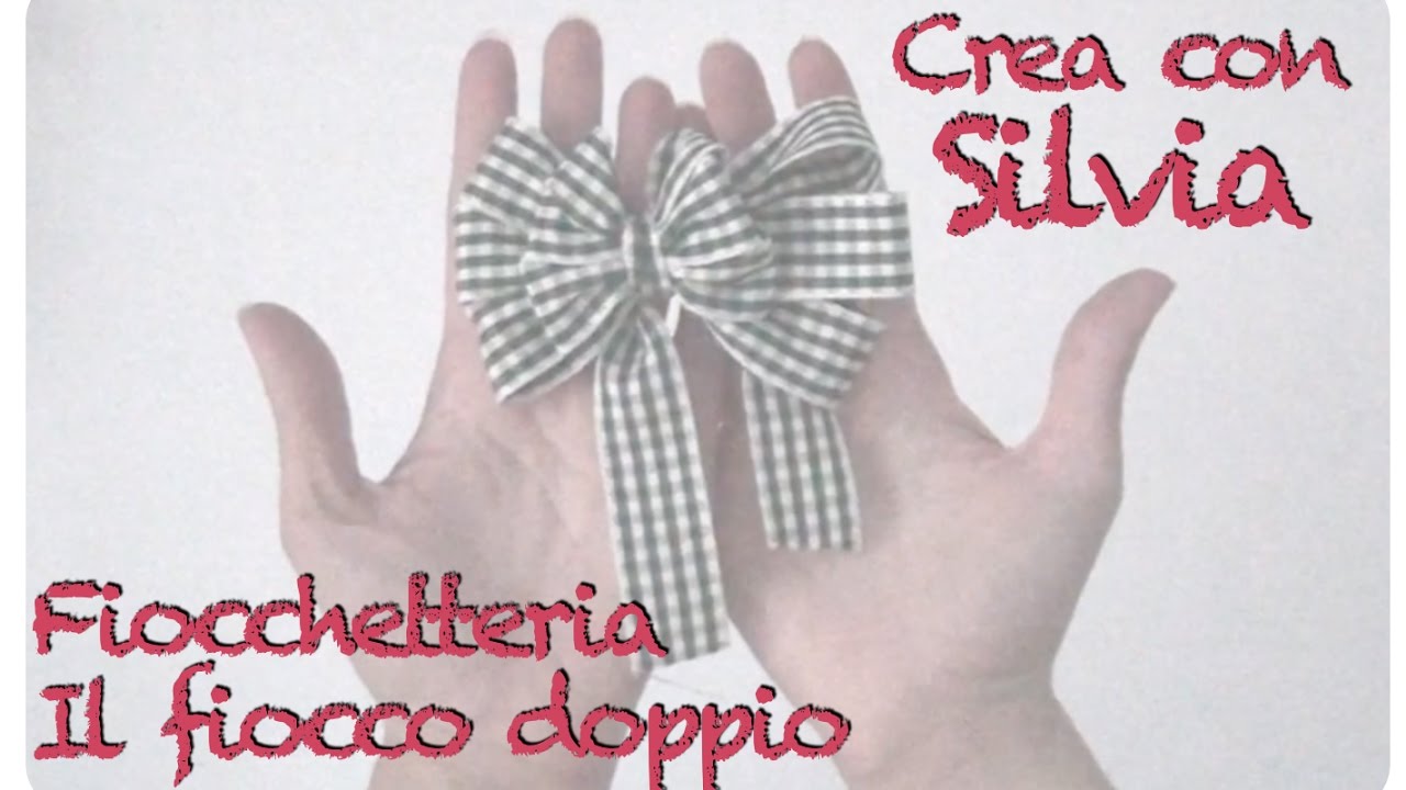 La fiocchetteria, fiocco doppio con unico nastro