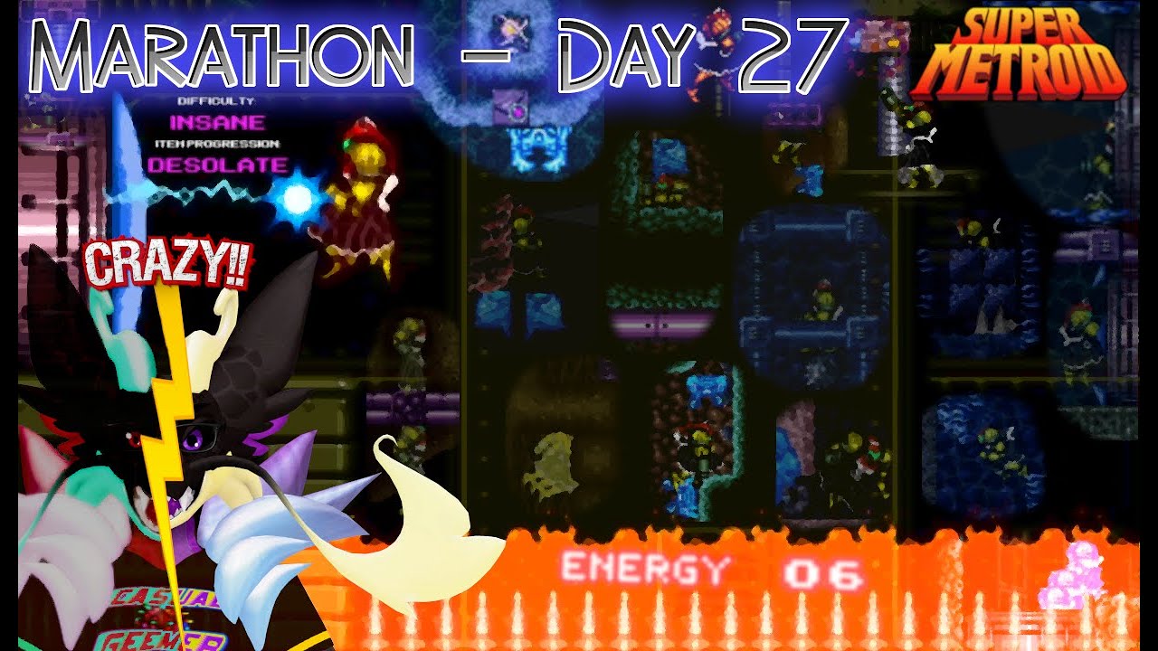 Super Metroid MapRando - Maprando Marathon - Day 27 - ONE OF THE CRAZIEST VANILLA SEED EVER !!