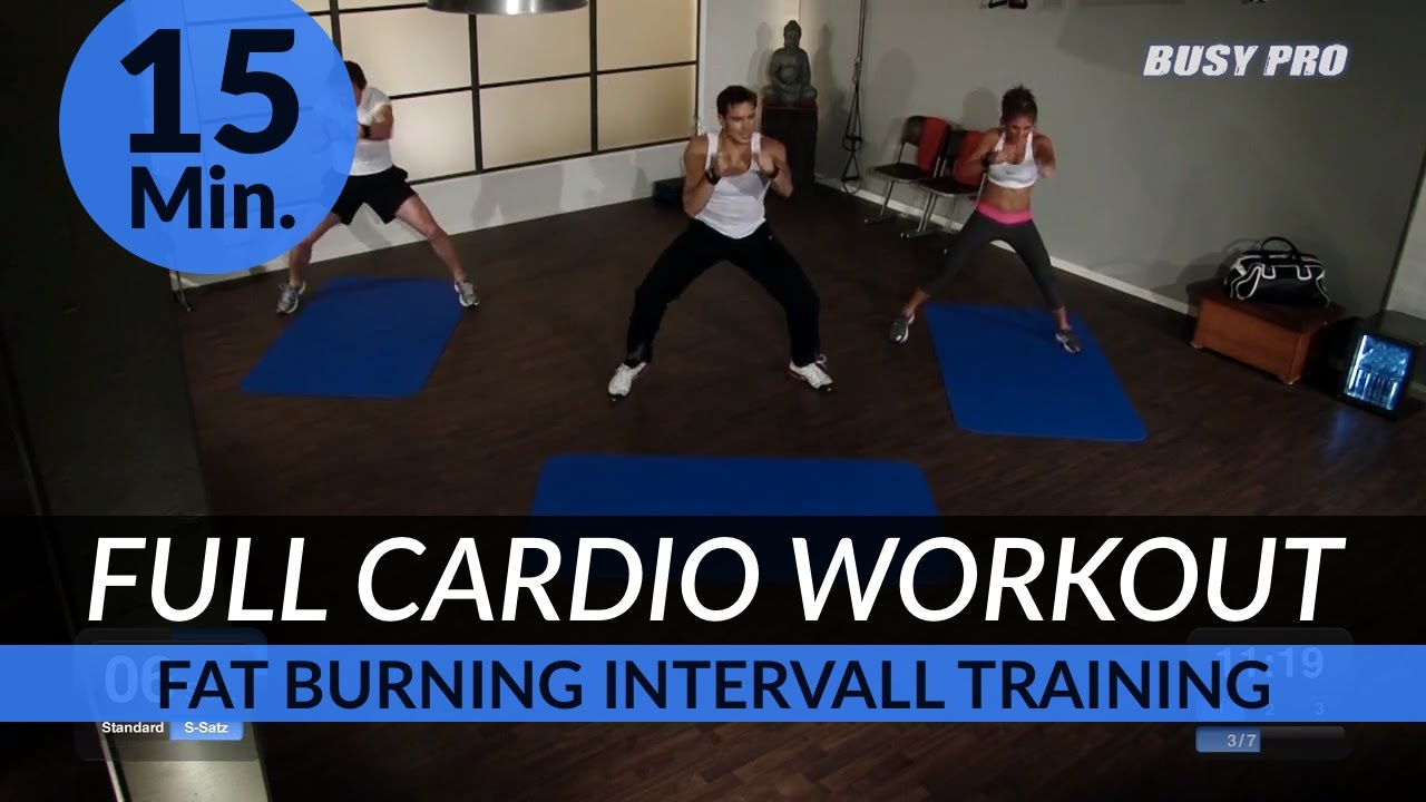 15 Min. Cardio Aerobics Workout I Fat Burning ohne Geräte mit Zirkeltraining by Dr. Daniel Gärtner ©