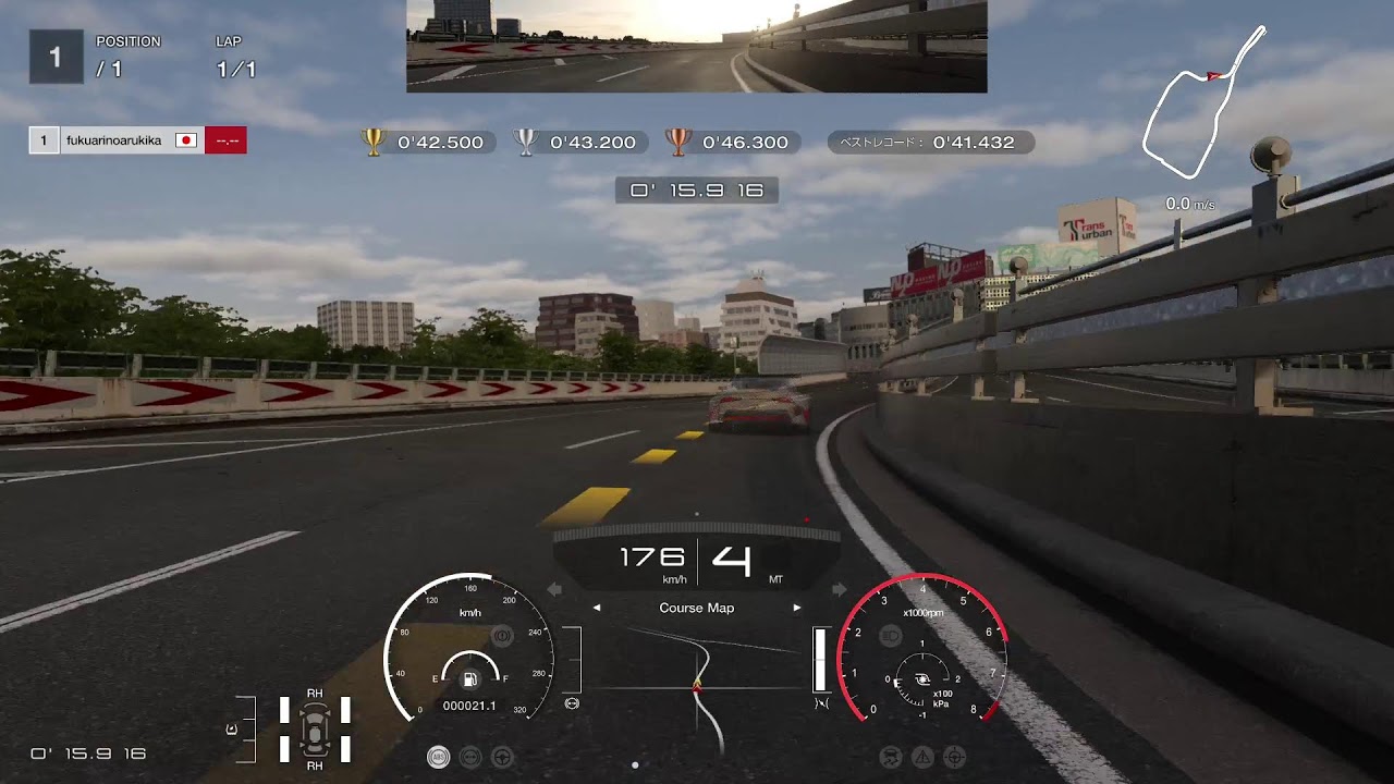 GT7 Tokyo Expwy South Outer S1 – Challenge #1 | Stable runs pushed PB to 41.357 | 41秒357に自己ベストを更新！！