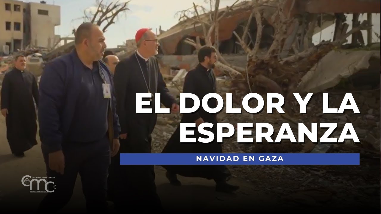 NAVIDAD EN GAZA: el Patriarca Pizzaballa junto a los cristianos de Gaza