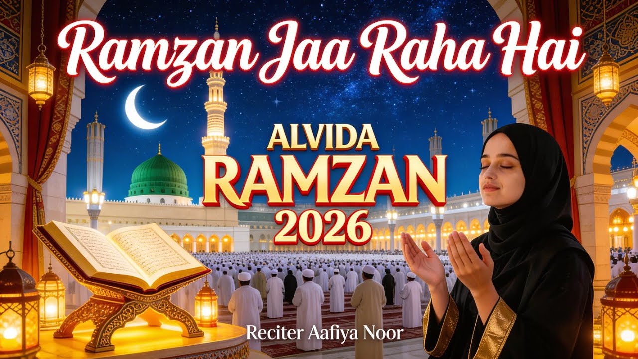 Ramzan ☪️ Jaa Raha Hai (Full Video) । Ft. Aafiya Noor । Alvida Ramzan 2026 Emotional Kalaam 