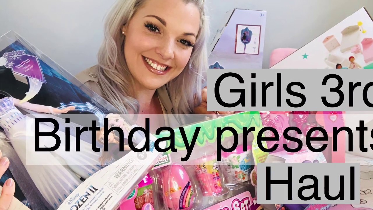 GIRLS 3RD BIRTHDAY PRESENTS HAUL| IN LOCKDOWN
