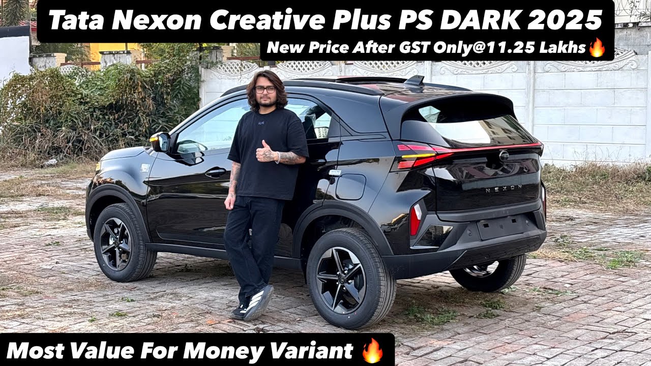 Tata Nexon Creative Plus PS DARK 2025 | MOST VFM VARIANT ONLY@11.25 LAKHS | Full review 😍🔥