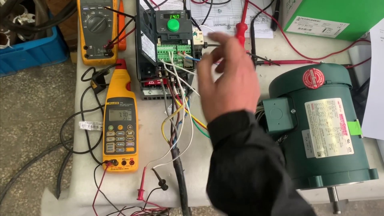 Schneider ATV320U04N4C VFD Programming and Testing