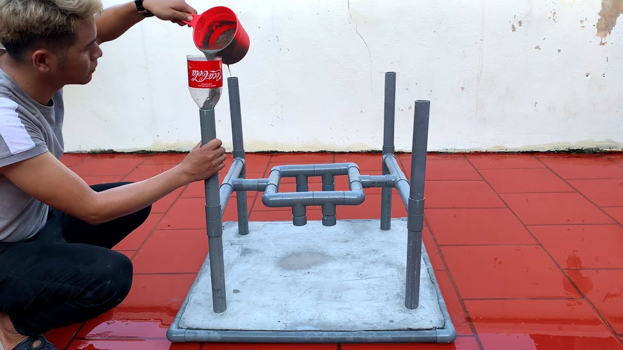 CREATIVE IDEAS - Great ideas for beautiful concrete coffee tables/ Cement craft ideas