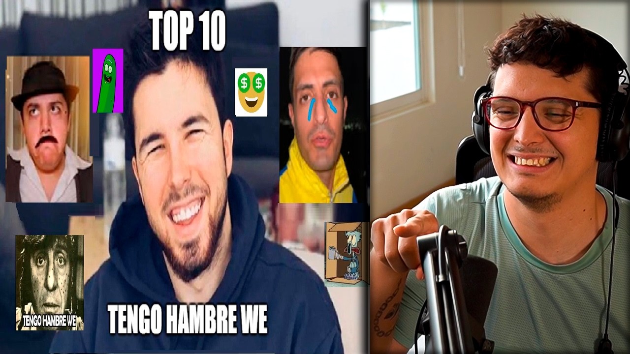 Late Reacciona a TOP 10 YOUTUBERS M&Aacute;S HAMBREADOS (RUGIDOS DE TRIPAS) @NEGROGAYMER54