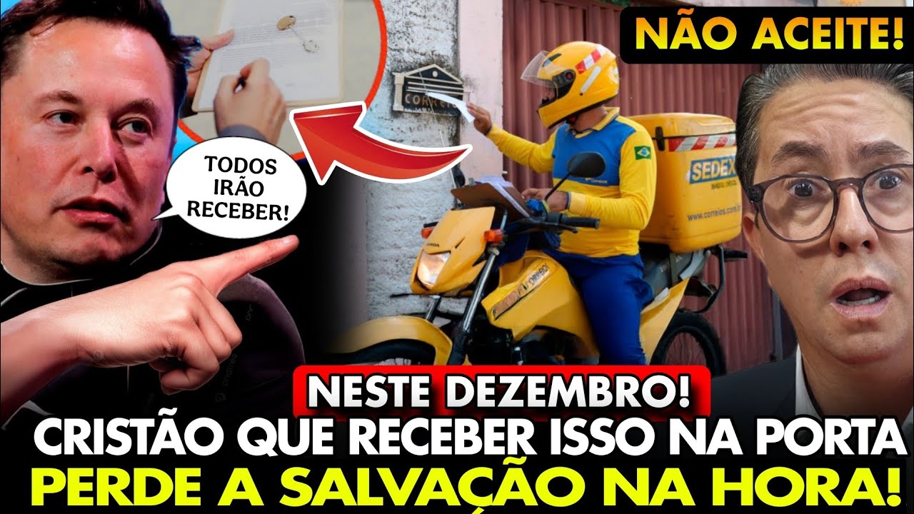 NESTE DEZEMBRO O CRIST&Atilde;O que RECEBER esse AVISO na PORTA de CASA j&aacute; ERA: PERDE a SALVA&Ccedil;&Atilde;O na HORA!