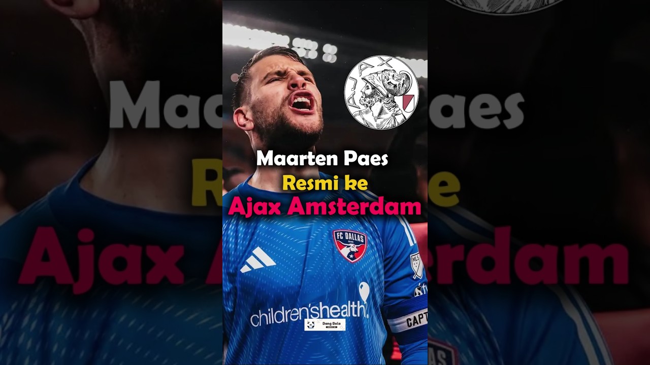 Ajax Amsterdam Rekrut Maarten Paes dari FC Dallas | Timnas Indonesia GK Bergabung dengan Ajax 2026