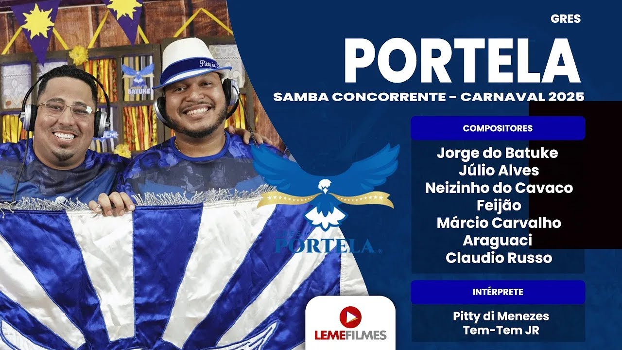 Portela 2025 - Samba Concorrente - Jorge do Batuke e Parceiros