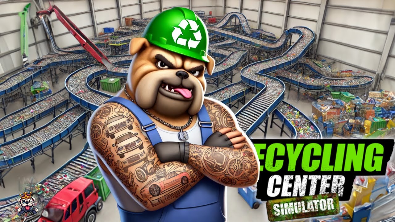 I Built a Maze of Conveyor Belts… Just Because! | Recycling Center Simulator ♻️🤣