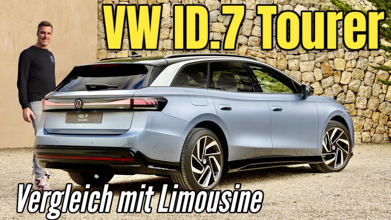 VW ID.7 Tourer: Vergleich mit Limousine | Test - Fahrt | Alle Infos zum Elektro - Kombi | 2024